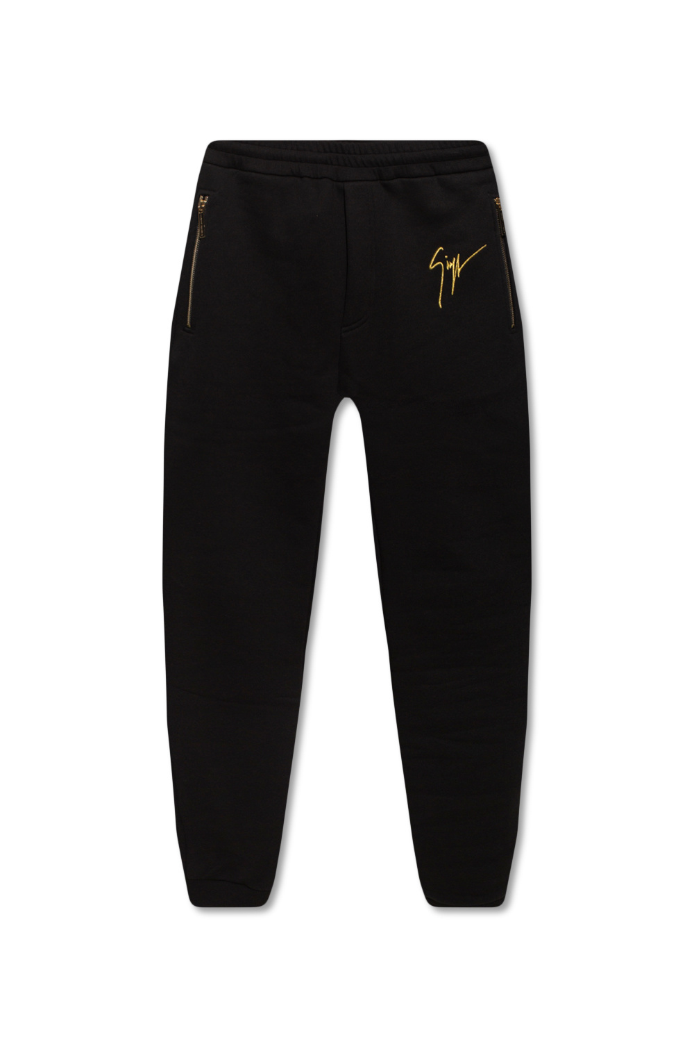 ruched layered dress Sweatpants with logo Giuseppe Zanotti